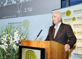 שמעון פרס אורח כבוד במועדון הפיננסי. (יח"ץ לשכת רואי חשבון בישראל)