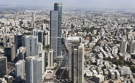 הדמיה מפרויקט Time Tower להמחשה בלבד (יח"ץ שיכון ובינוי)